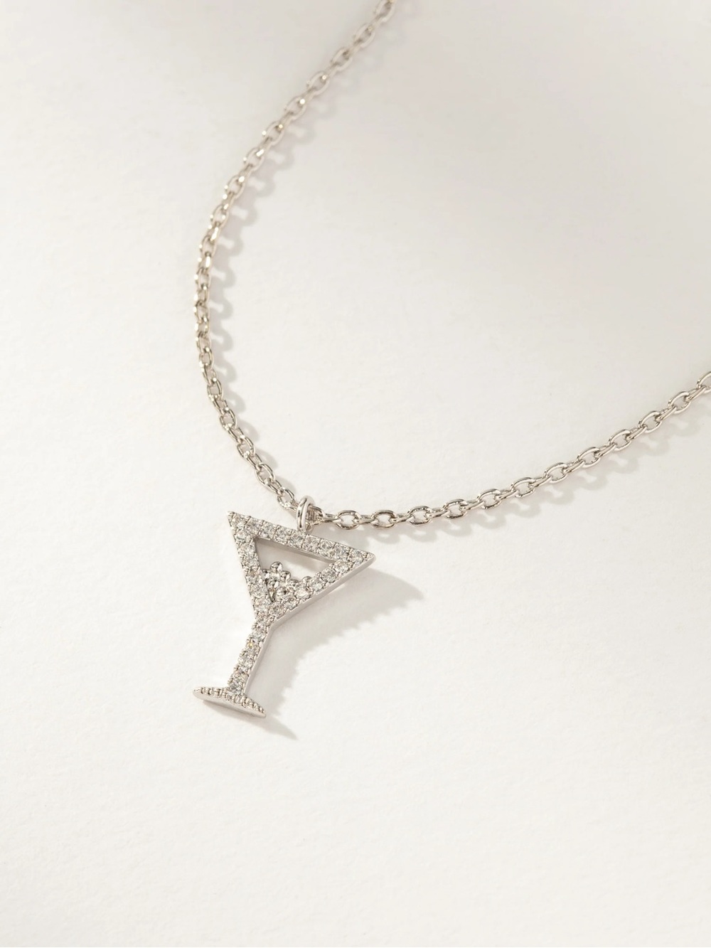 Uncommon James Martini Pendant Necklace